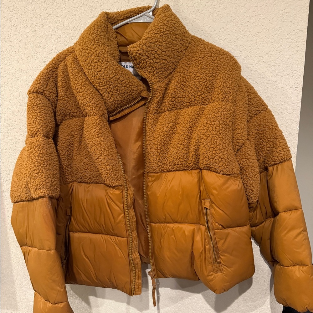 Old Navy Tan Teddy Jacket